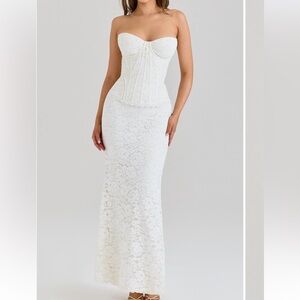 Solaine Lace Corset Gown